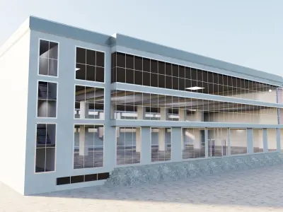 Trading Mall  3D model