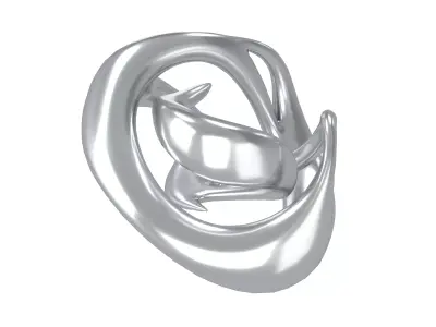 Abstract Shape v23 003 Low-poly 3D model