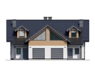 Cottage V9 3D model