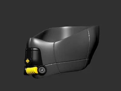 gas mask helmet scifi high poly sculpt ver4 3d printable  3D model