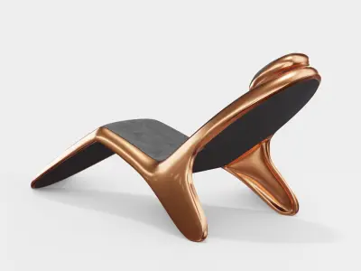  Swissolina - Lounge Chair GOLD 