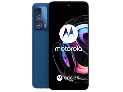 Motorola Edge 20 Pro Blue Vegan Leather 3D model