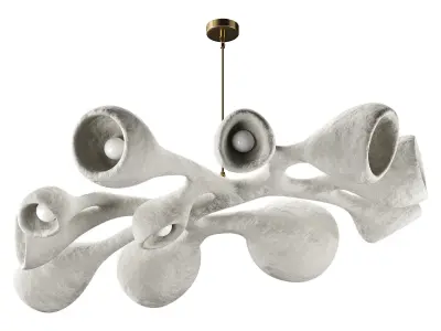 Fertility Form illuminated sculpture Low-poly 3D model