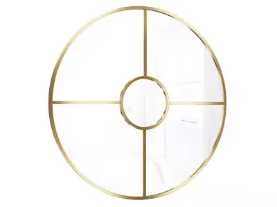 Mirror in a metal frame GZ-M1031 3D model