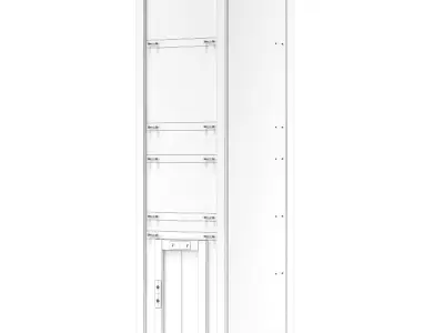 Glass Elevator 3D Model 3D model
