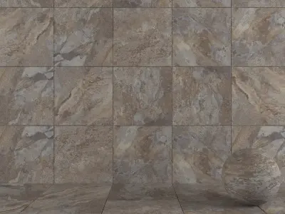 Stone Wall Tiles Rajasthan Black 80x80 Set 1 Texture