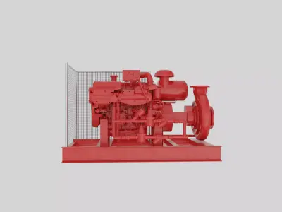 Fire Pump  3D model
