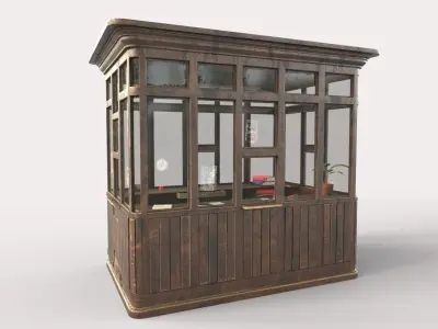 Ticket Booth  3D model