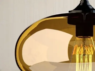 Hanging lamp 7 Loft Design 3D model