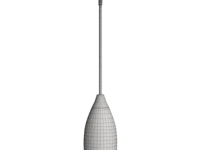 Arafaat 1 - Light Single Teardrop Pendant 3D model