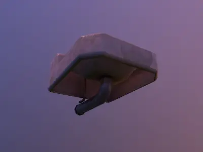 Bathroom Sink Low-poly 3D model