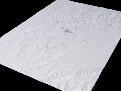 Jixi China City Landscape 3D Model 3D model