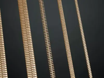 Trimsheet Zippers PBR Seamless Texture