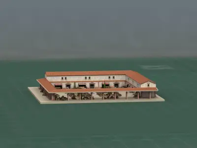 RPG Fantasy Marketplace 3D Print Model 3D print model