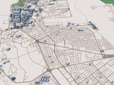Jazan City Saudi Arabia 3D model