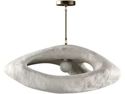 Fertility Form illuminated sculpture Low-poly 3D model