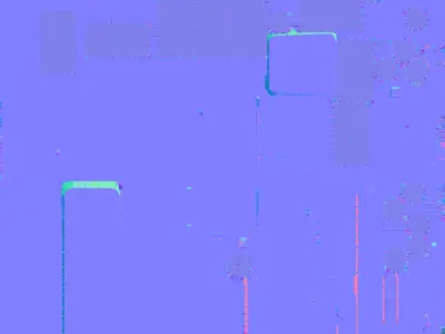 Chest Press Equipment Low-poly 3D model