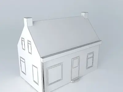 another house in the street skipper Free 3D model