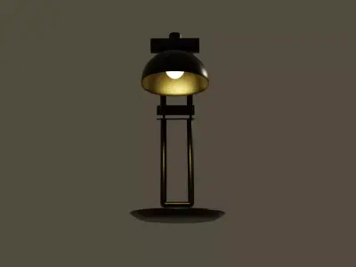 Lamp 3D Model Low-poly 3D model buy