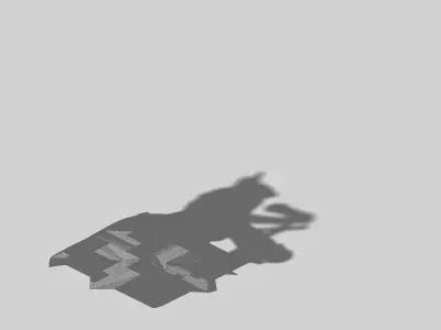 Knight gold 1022 3D model