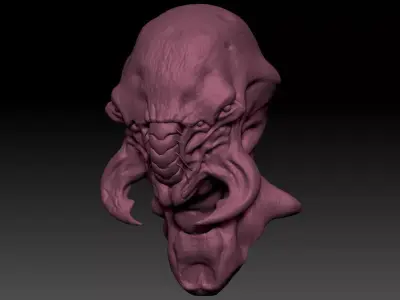 Alien Creature 3D print model