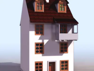 Homes and buildings 3D model