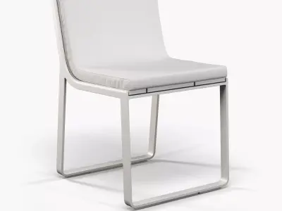 Gandia Blasco Flat chair without arms 3D model