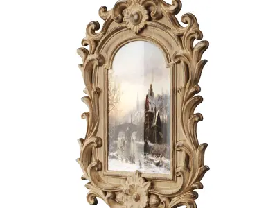 Frame Low-poly 3D model