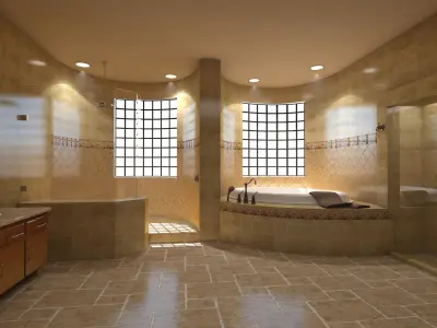 Bathroom 25 3D model