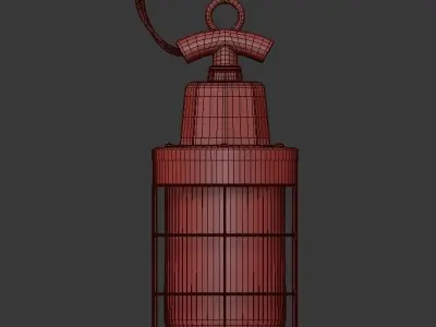 Hanging lamp Romatti Pack-alum 3D model