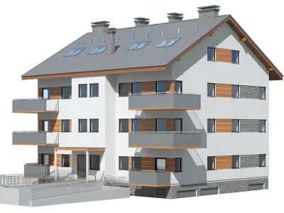 Cottage 016 3D model