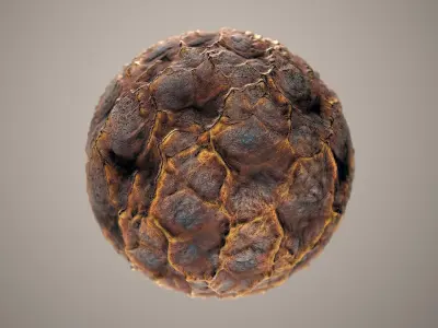 10 Materials Lava Seamless PBR Volume 5 Texture