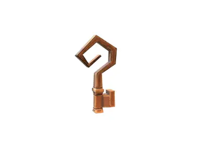 Low Poly Treasure Chest  Low-poly 3D model