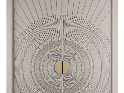 Entrance door set165 3D model