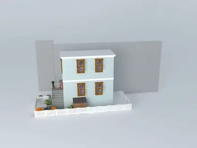 Victorian house Free 3D model order