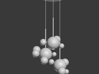 Suspension light Giopato Coombes Bolle BLS 14C Circular  3D model