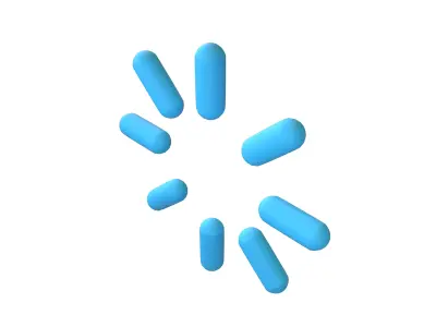 Burst Element Symbol v1 003 Low-poly 3D model