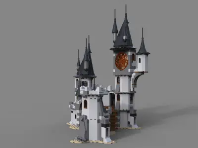 Lego fantastic castle 3D model