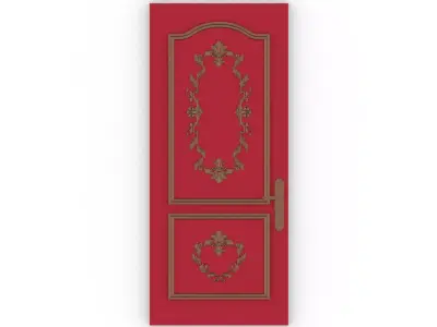 Ornate Door Free 3D model