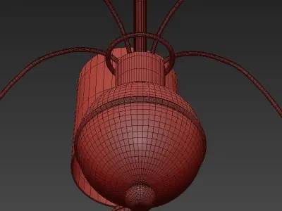 Hudson Valley Cohasset 5 Lt Chandelier 3D model