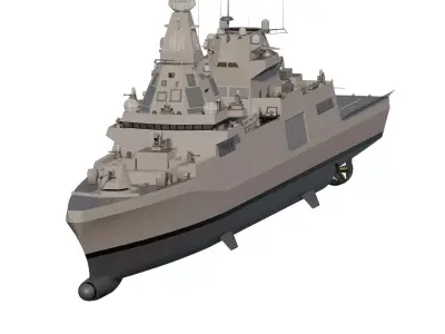 NAVY MULTIROLE  FRIGATE SPARTAN CLASS 3D model