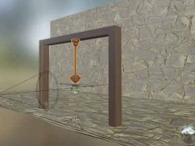 3D Ceiling Fan 3D model