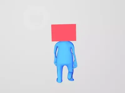 tv man  3D model