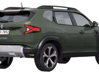Renault Duster 2024 3D model