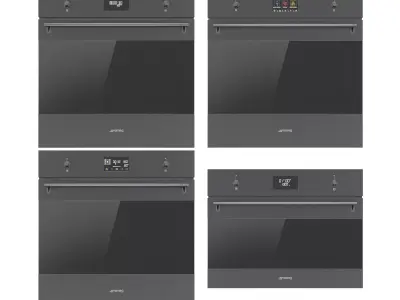 SMEG oven collection 3D model