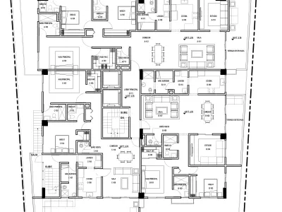 Apartment Building  3D model