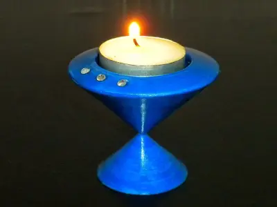 Modular Candle Holder 3D print model