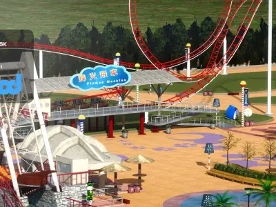 Tw Amusementpark 3D model