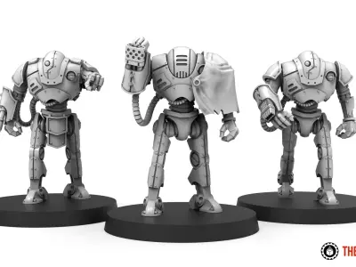 Dark Techno - Anthrobots 3D print model