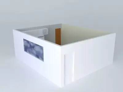 Suelene room with window Free 3D model